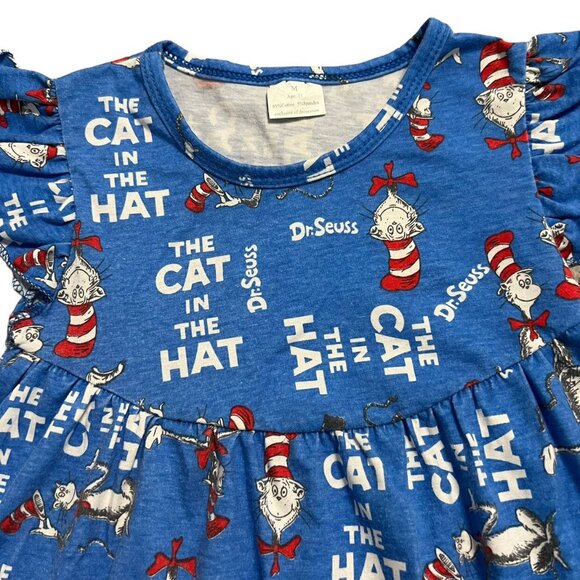 Girls 3T Cat In The Hat Tunic Pearl Dress - Picture 2 of 4
